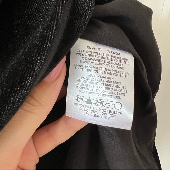 NEW Hutch / Anthropologie Ruched Puff-Sleeved Velvet Mini Dress Size 8 C7 - Picture 9 of 10